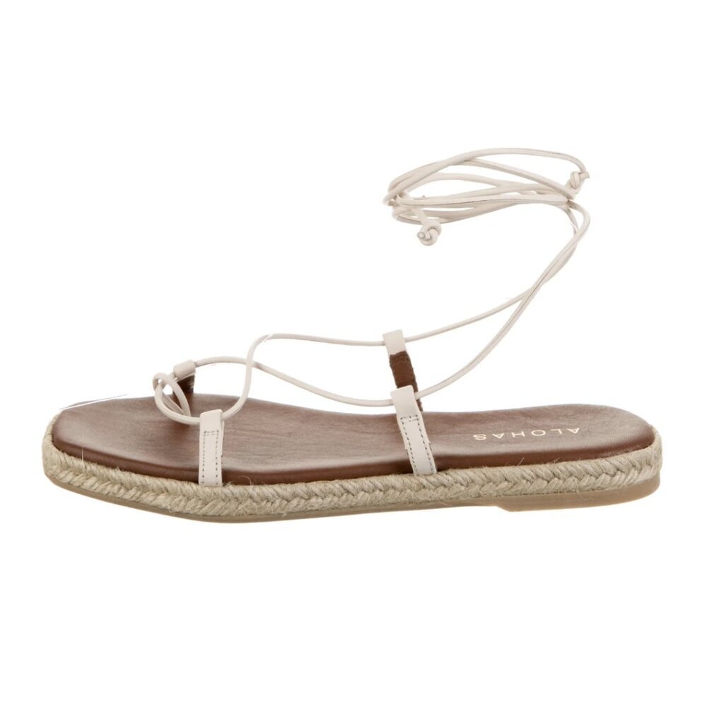 NWOT ALOHAS Wrap Espadrille Sandals